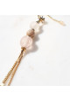 Mono Boucle d'oreille perle Agate chainette Lola par rosekafe