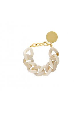      Bracelet Great Pearl Marble & Off White