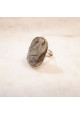 Bague ovale - Labradorite - grand modèle 